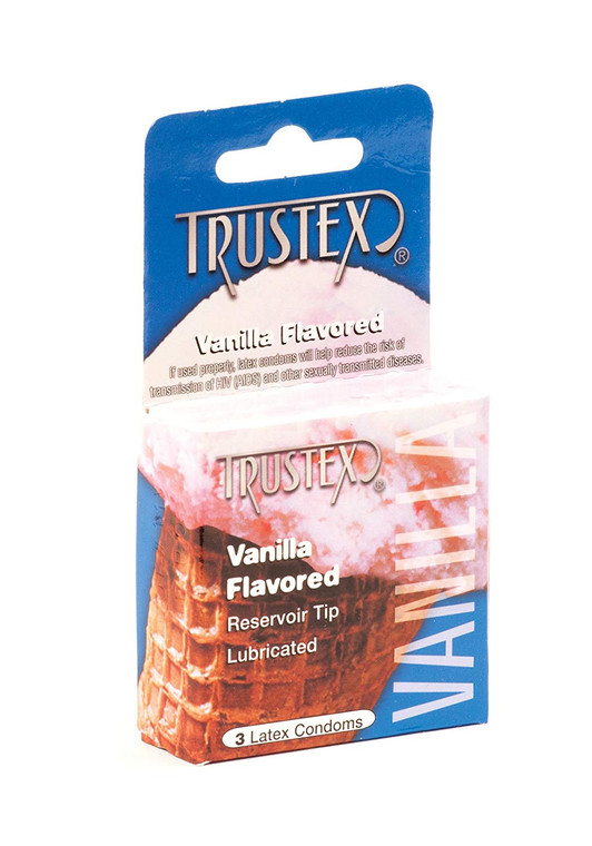 217591 - Trustex Vanilla Flavoured Condoms 3 Pack