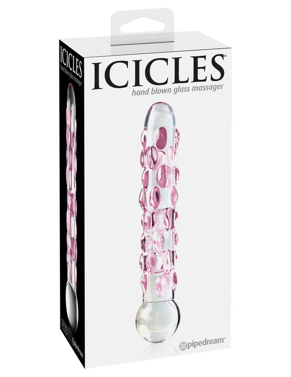 20927 - Icicles Hand Blown Glass Massager No 7