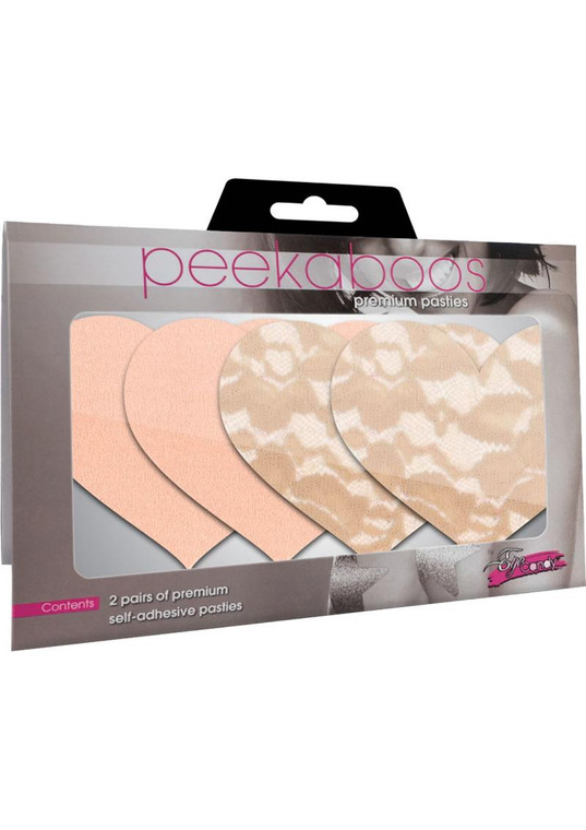 224170 - Nude Ambition Heart Pasties