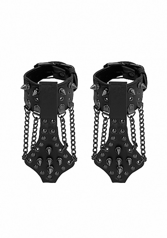 226168 - Ouch! Skulls And Bones - HandCuffs With Spikes & Chains