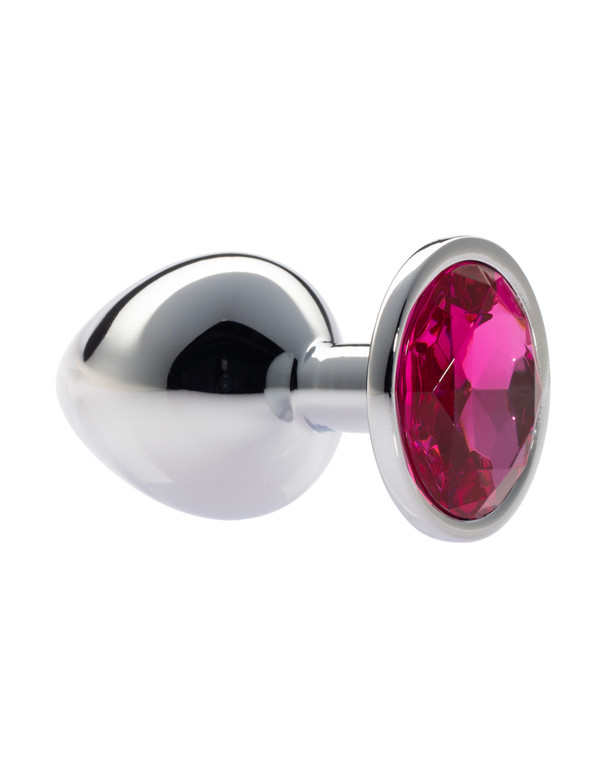 231516 - Kinki Range Alloy Gem Butt Plug - 3.7 Inch