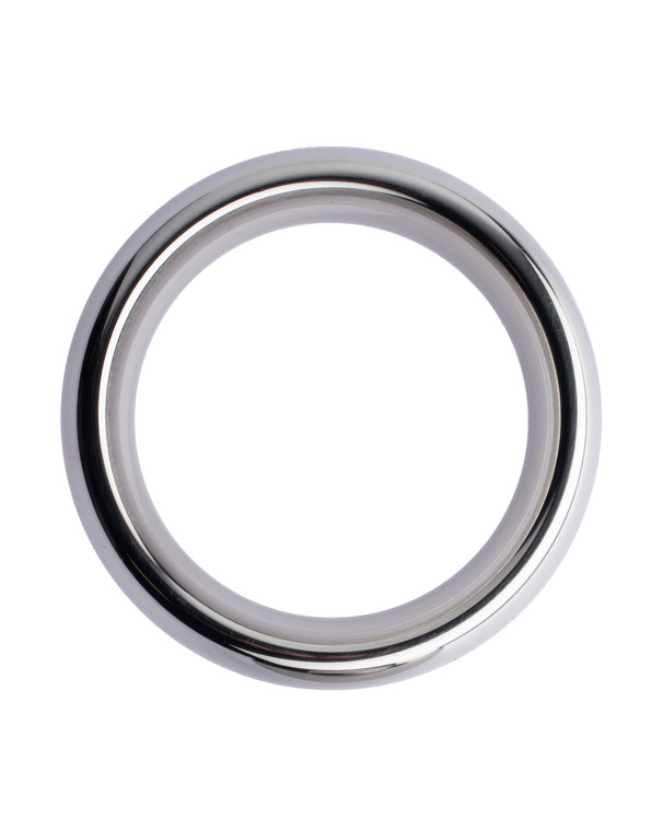 232180 - Kinki Range Stainless Steel Curved Penis Head Ring - 1.9 Inch