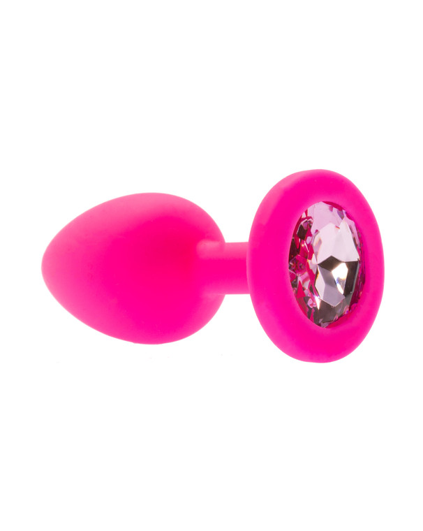 232437 - Kinki Range Silicone Gemmed Butt Plug - 2.8 Inch