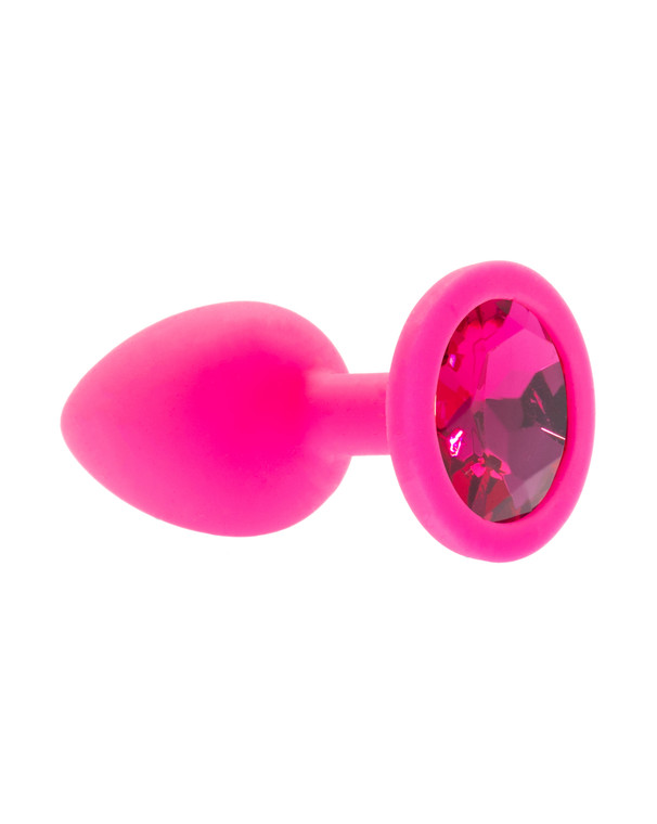 232438 - Kinki Range Silicone Gemmed Butt Plug - 2.8 Inch