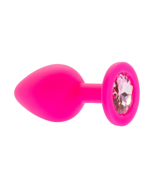 232489 - Kinki Range Silicone Gemmed Butt Plug - 3.1 Inch