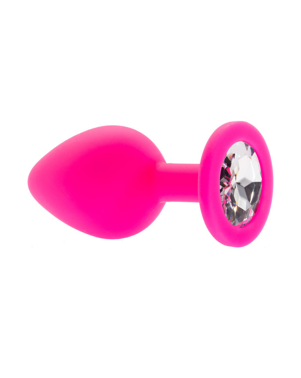 232498 - Kinki Range Silicone Gemmed Butt Plug - 3.1 Inch