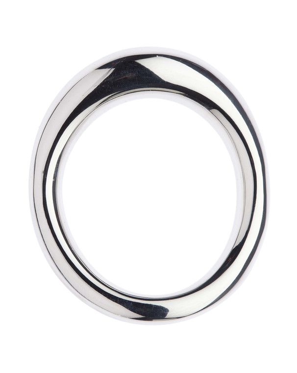 242535 - Kinki Range Stainless Steel Bent Cock Ring - 45Mm