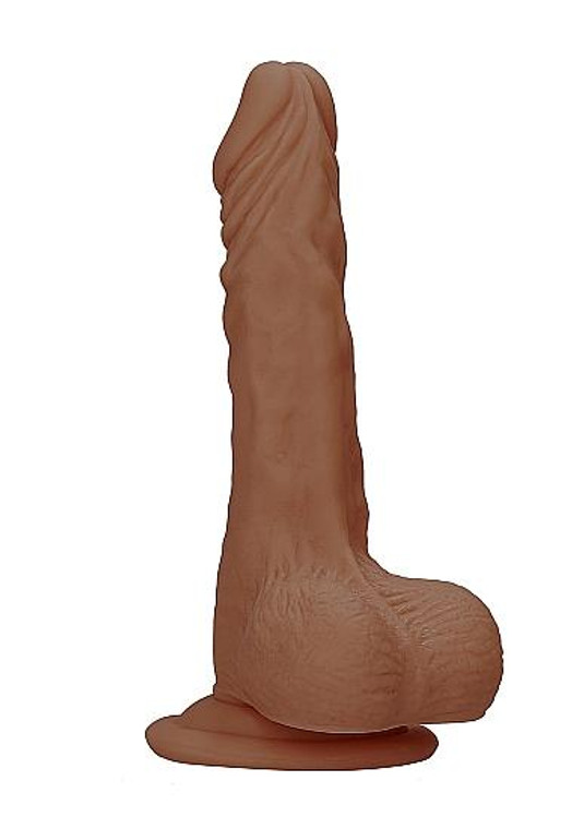 243409 - Realistic Dildo With Balls - 9 Inches