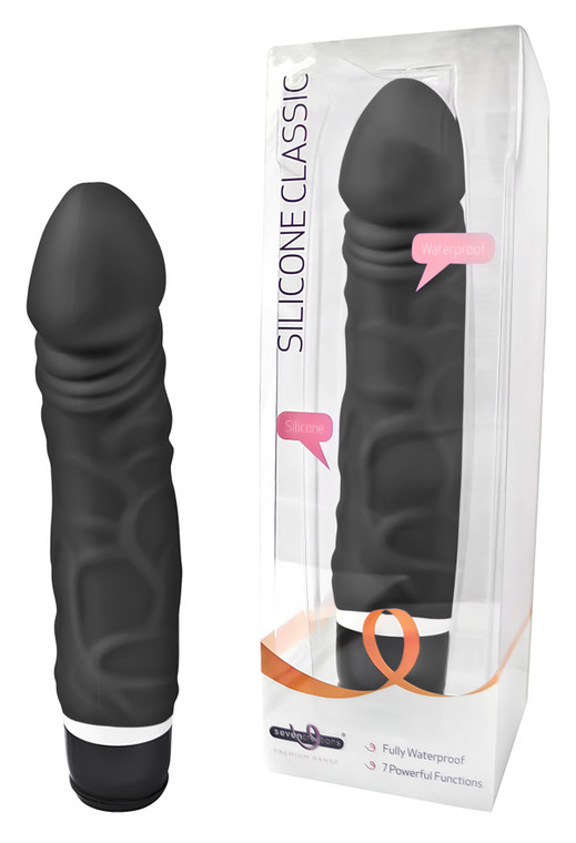 95482 - Silicone Classic Vibrator - Thick Veined