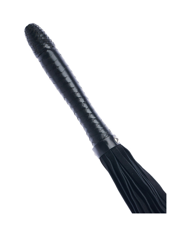 245070 - Bound X Suede Flogger With Tapered Handle