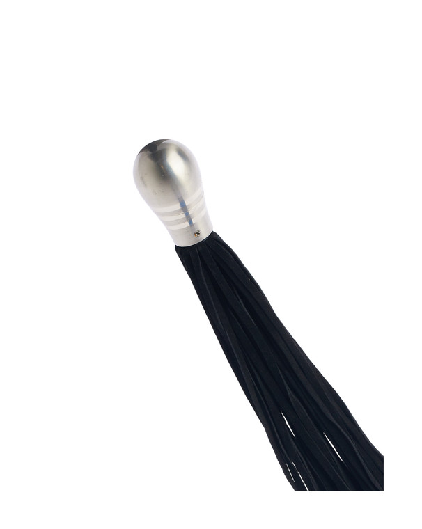 245016 - Bound X Suede Flogger With Metal Ball Handle