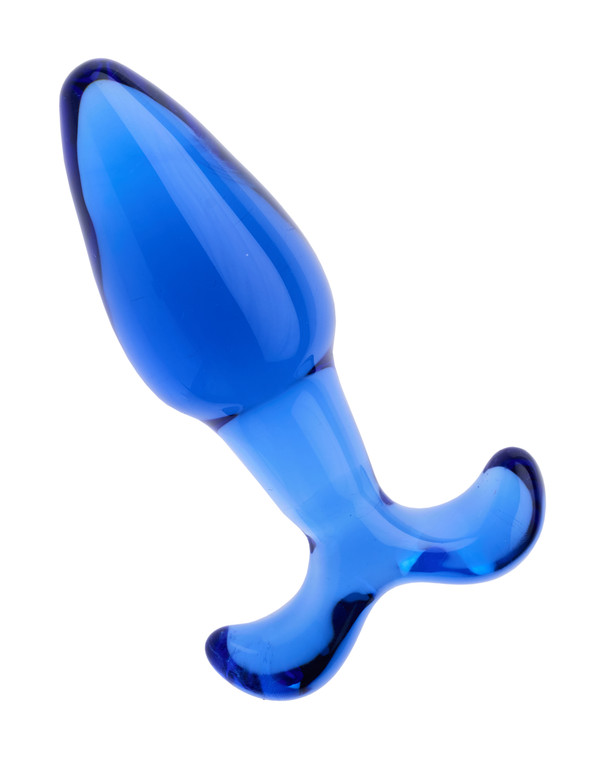230445 - Lucent Fleur Glass Butt Plug - 4.5 Inch