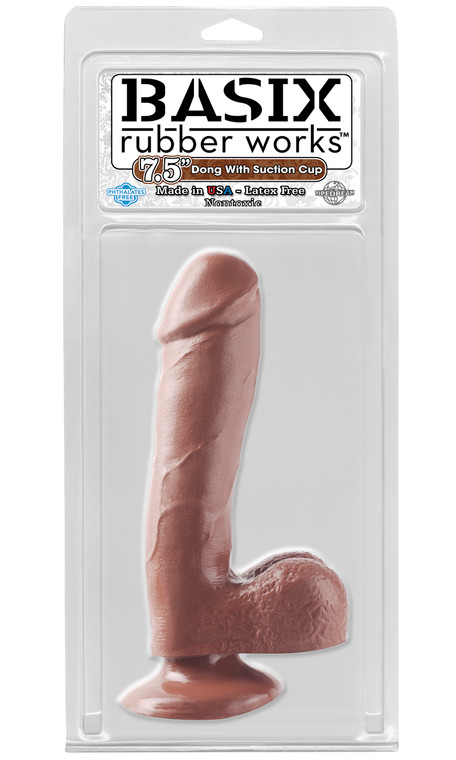 19622 - Basix 7.5 Inch Suction Cup Dildo