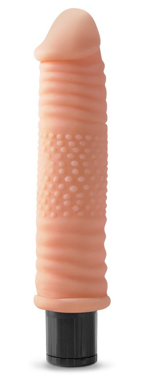 21184 - Real Feel Vibrating Ribbed Dildo # 12