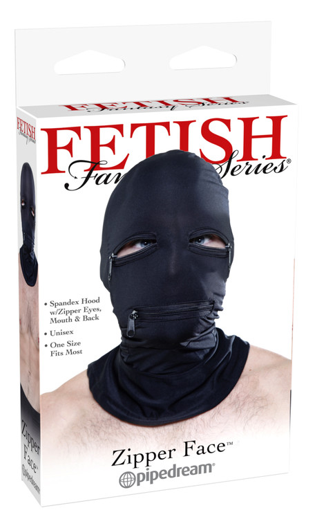 92761 - Fetish Fantasy  Zipper Face Hood