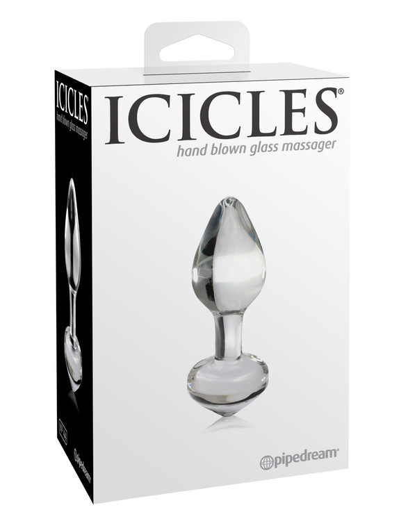 107214 - Icicles Glass Butt Plug No 44