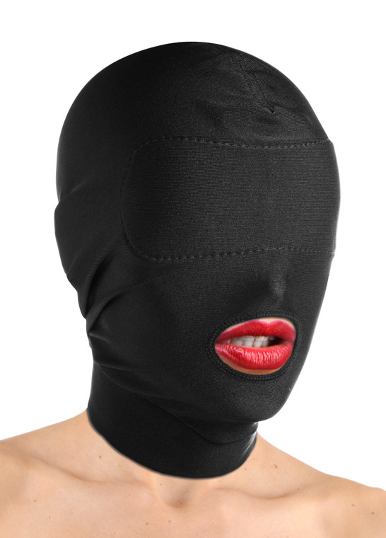 118594 - Disguise Open Mouth Hood With Padded Blindfold