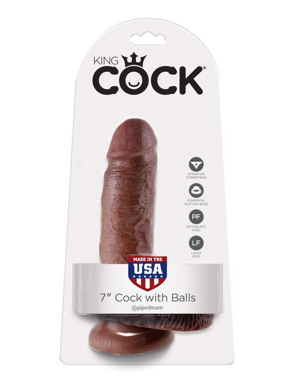 125588 - King Cock 7 Inch Suction Cup Dildo