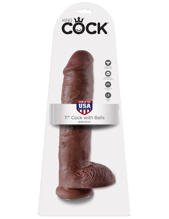125600 - King Cock With Balls 11 Inch