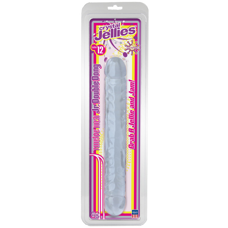 125778 - Crystal Jellies 12 Inch Jr Double Ended Dildo