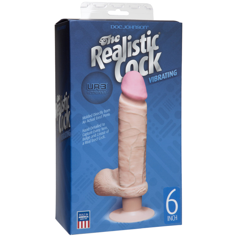 133235 - The Realistic Cock Ur3 Vibrating 6 Inch