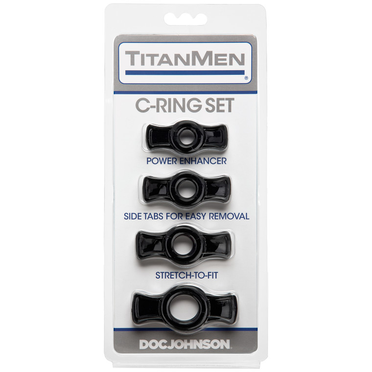 133266 - Titanmen Cock Ring Set Black