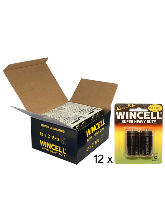 139590 - C Wincell Super Heavy Duty Batteries Bp-2 (12Pk)