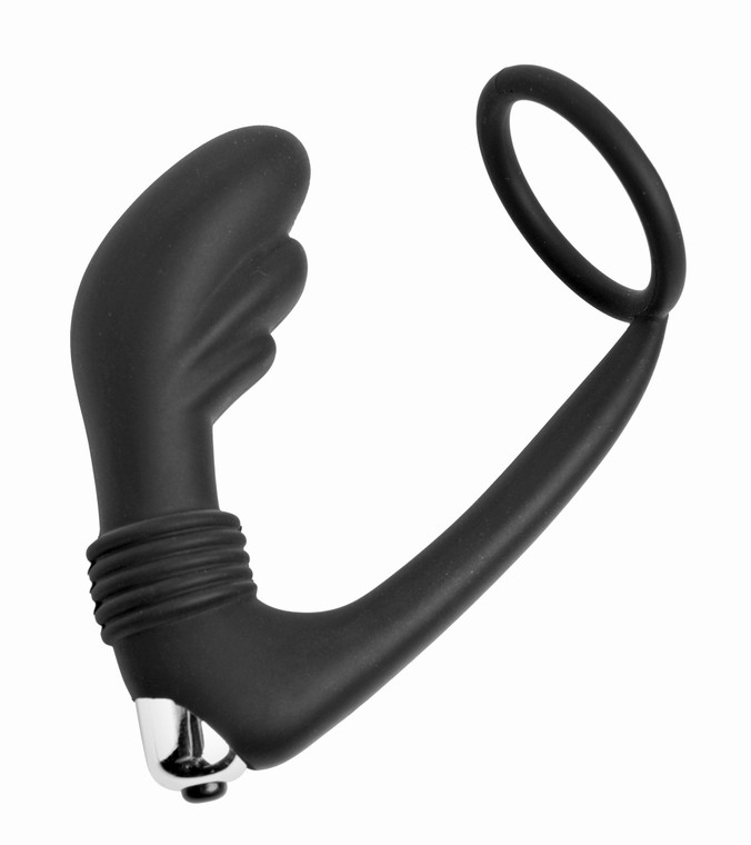 141112 - Prostatic Play Nova Silicone Cock Ring And Prostate Vibe