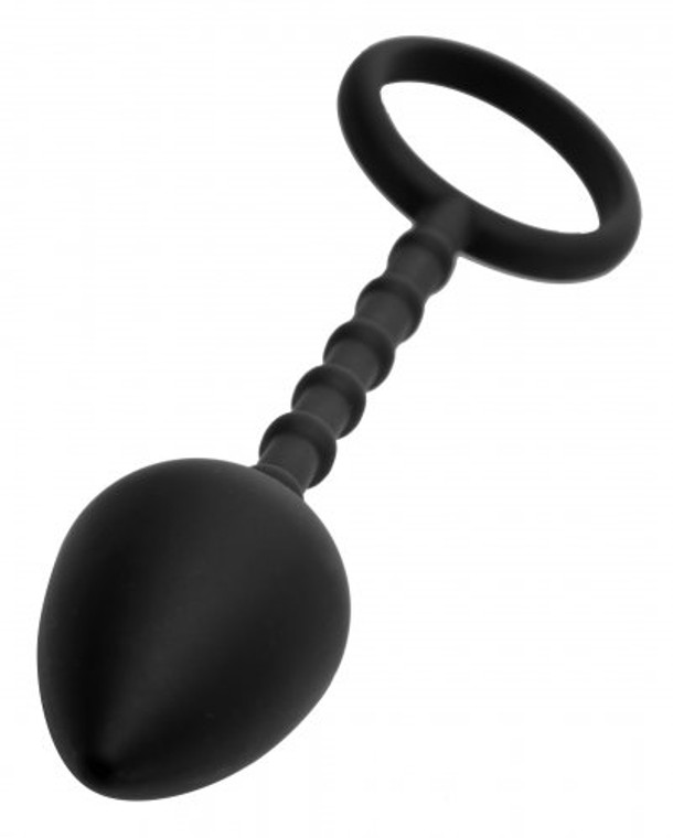 158227 - Imbed Silicone Anal Plug And Cock Ring