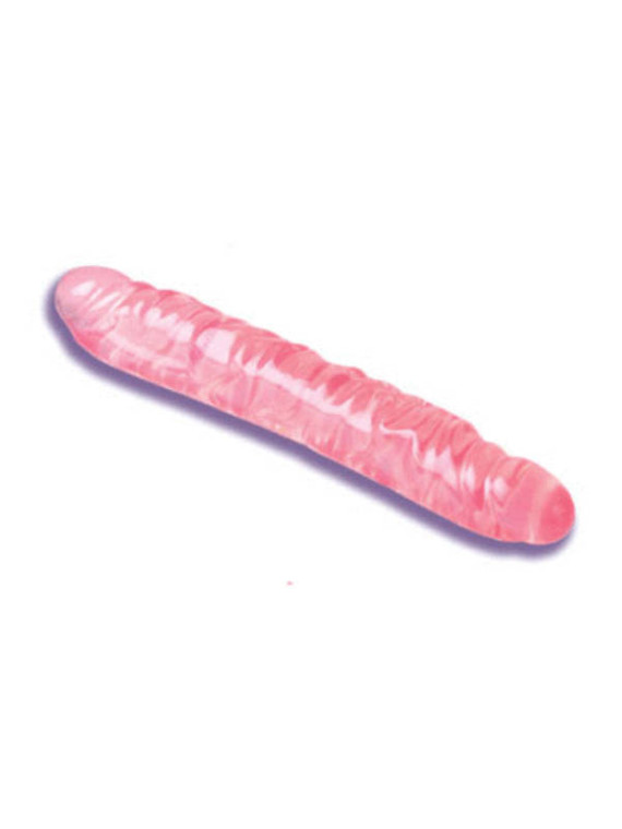 125817 - Translucence 12 Inch Veined Double Ended Dildo