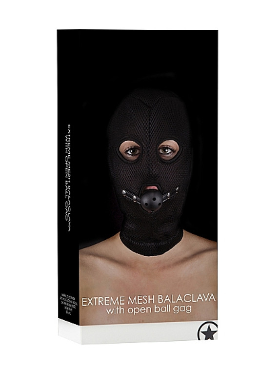 165538 - Extreme Mesh Balaclavea With Open Ball Gag