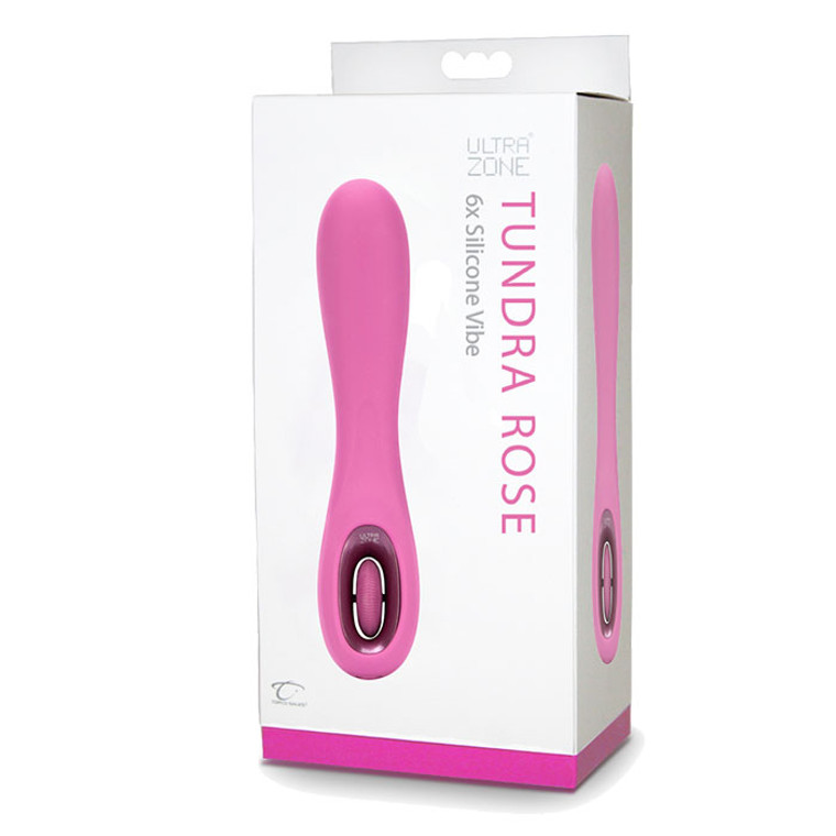 166913 - Ultrazone Tundra Rose 6X Silicone Vibe