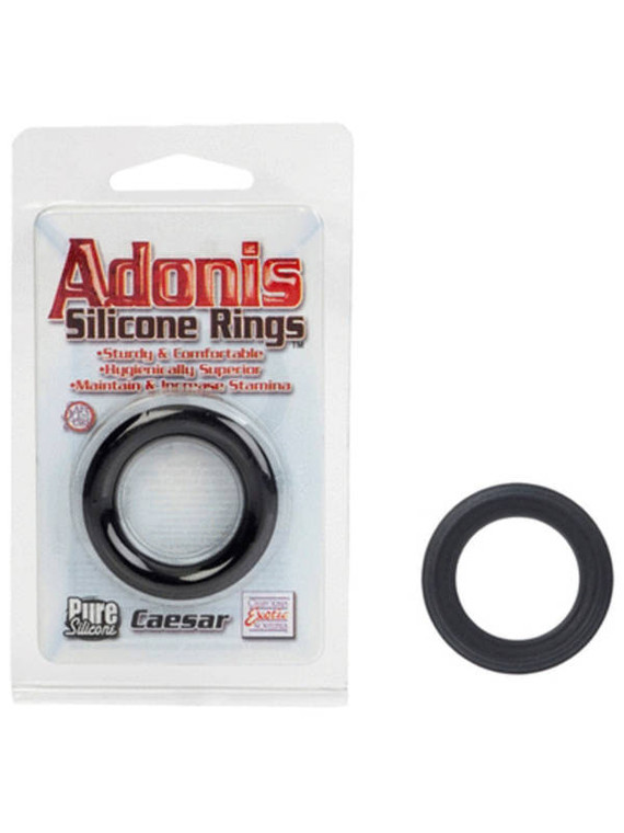 126208 - Adonis Silicone Ring Caesar Black