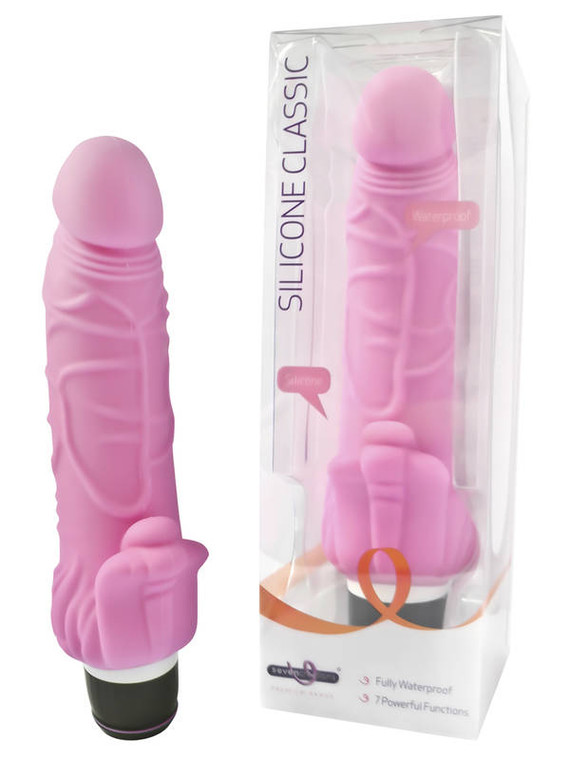 126644 - Silicone Classic Clit Stimulator Vibrating Penis