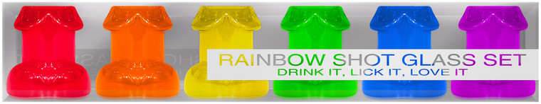 133078 - Rainbow Shot Glass Set