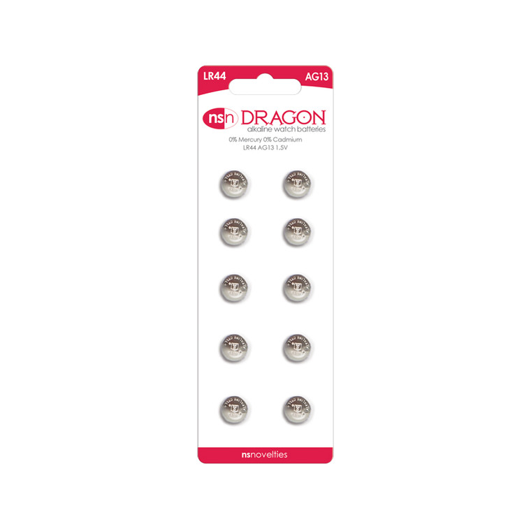 231138 - Dragon Alkaline Ag13/Lr44 Battery 10-Pack