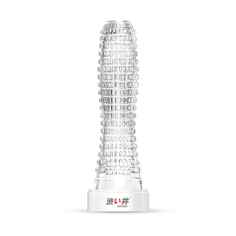 252156 - Reusable Penis Sleeve - Zaha Skyscraper - 5.1 Inch