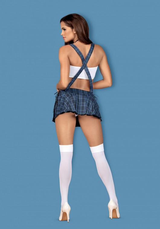 262442 - Obsessive Blue - Tartan Skirt Set