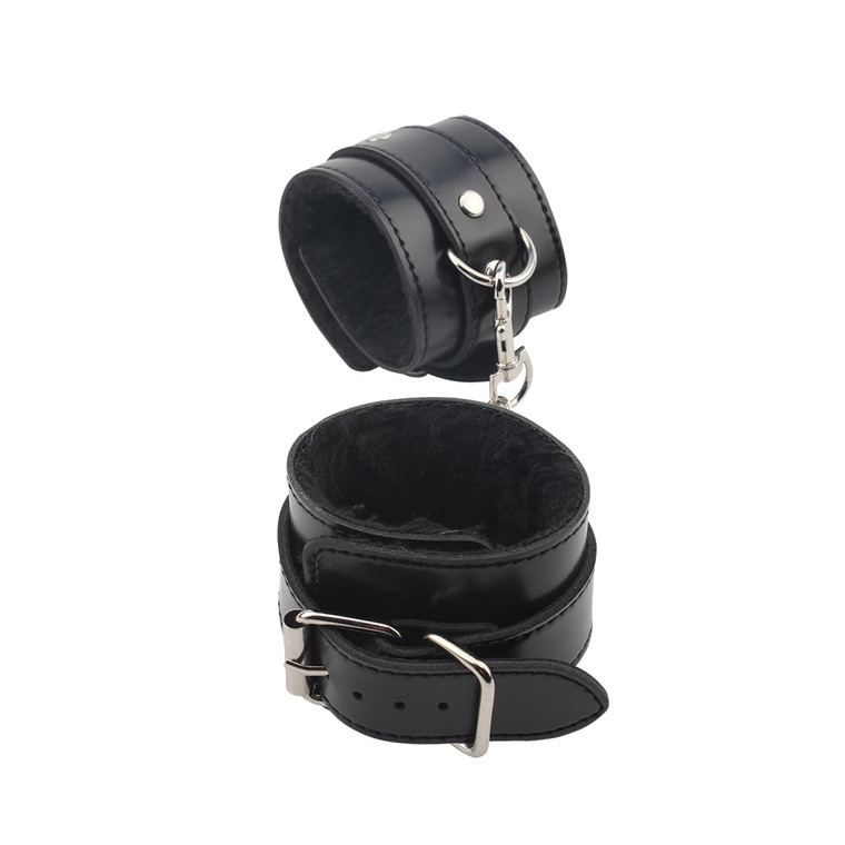 225178 - Obey Me Leather Hand Cuffs