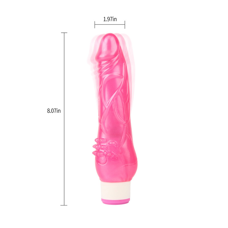 246772 - Beginner Rider Realistic Vibrator - 8 Inch