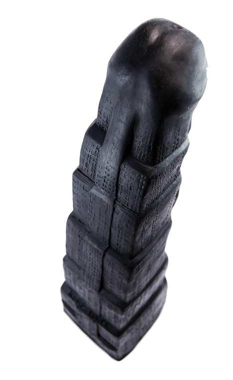 246117 - Rump Tower Dildo - Black - 17.25 Inch