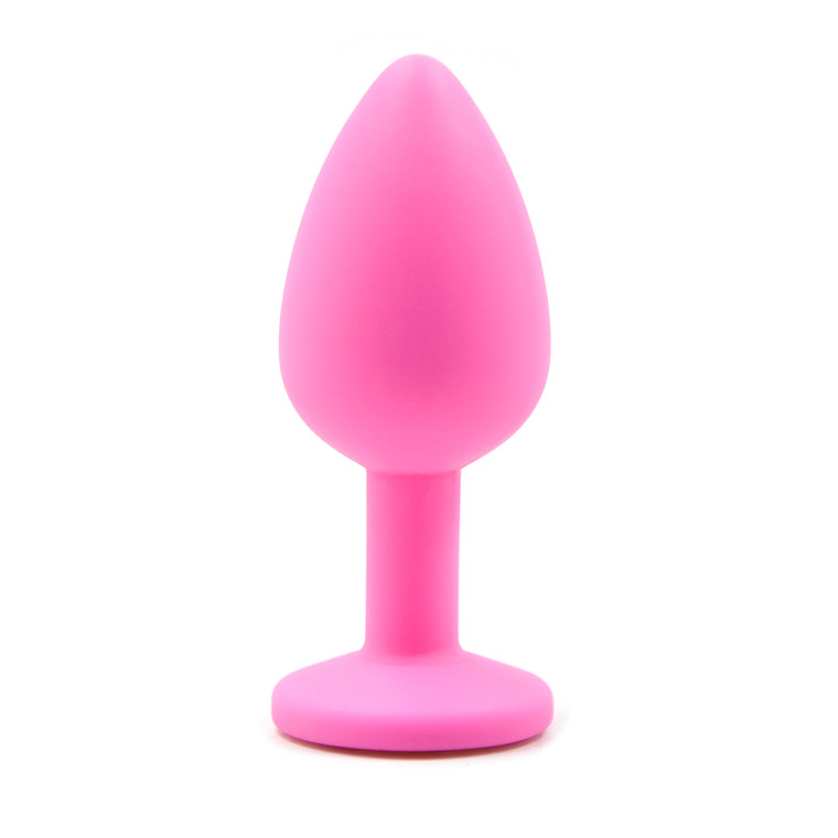 249379 - Gemmed Silicone Anal Plug - 2.8 Inch