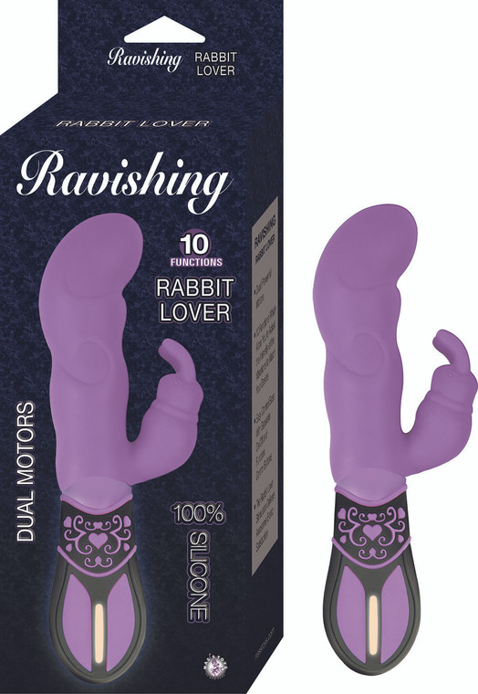 253410 - Nass Toys Ravish Rabbit Vibrator - 7.7 Inch