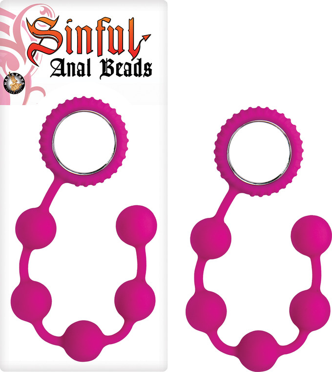 253411 - Sinful Anal Beads - 12 Inch
