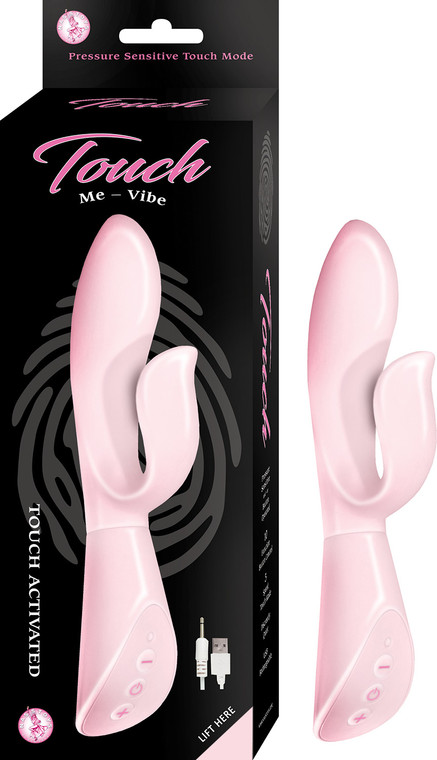 253723 - Nass Toys Touch Me Rabbit Vibrator - 8 Inch