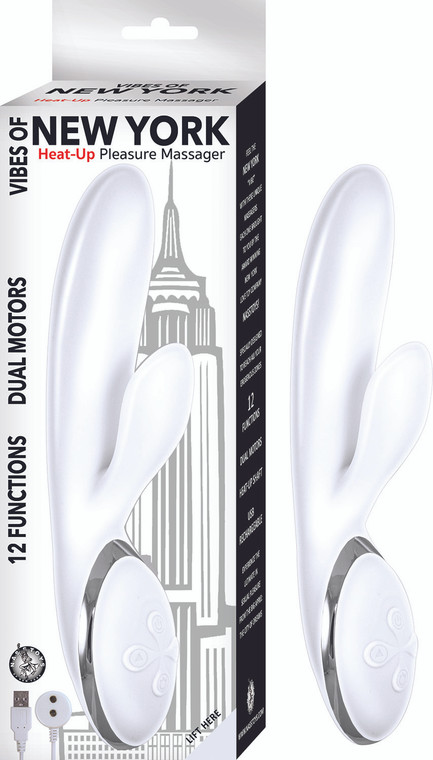 253802 - Nass Toys Vibes Of New York Heat Up Pleasure Massager - 9 Inch