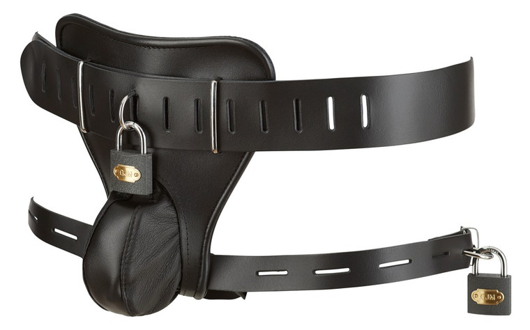 237225 - Leather Mens Chastity String