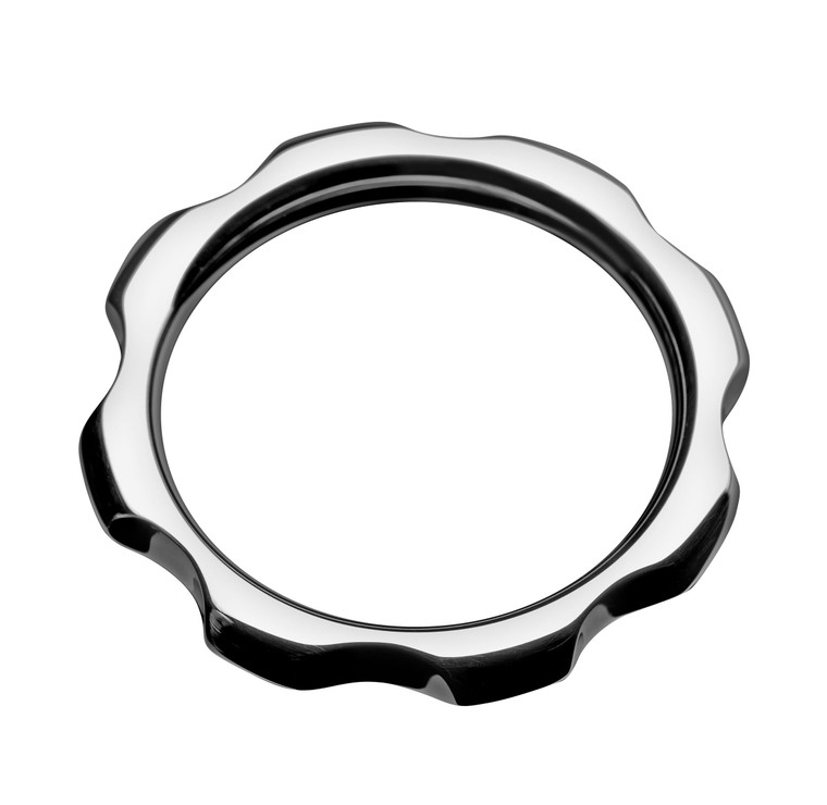 137191 - Gear Head Metal Cock Ring- 175 inch