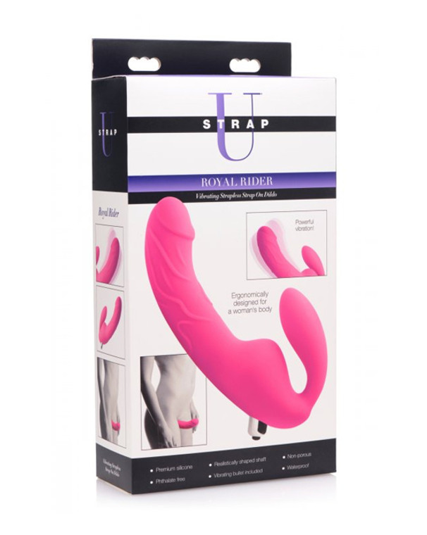 215901 - Royal Rider Vibrating Strapless Dildo