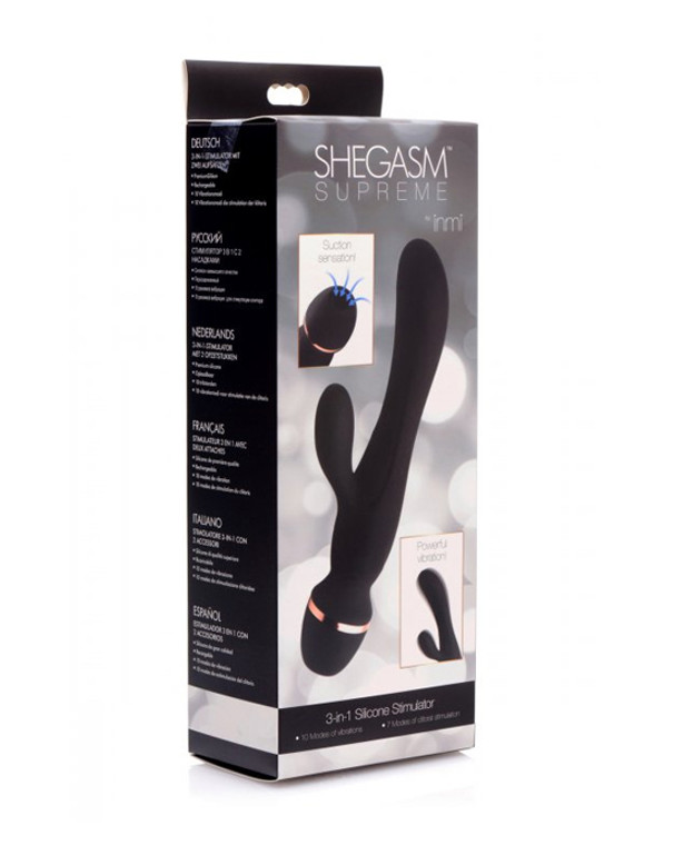 215999 - Inmi Shegasm Supreme 3-in-1 Silicone Suction Rabbit Vibe